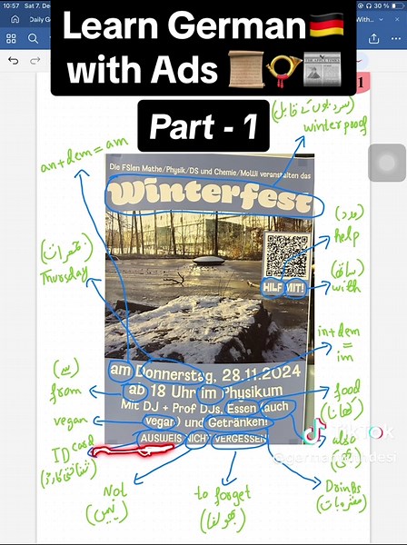 Learn German🇩🇪 with Ads 📜📯📰 | Part - 1 #learngerman #german #germanlanguage