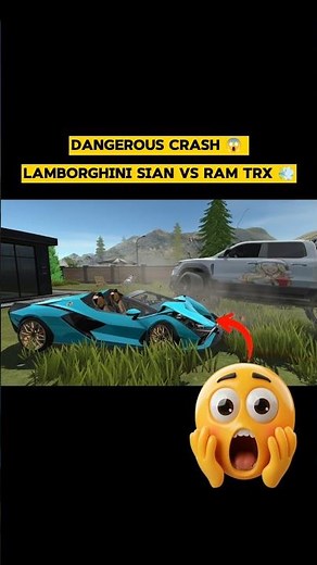 Dangerous crash 😱 | car simulator 2 new year update | #carsimulator2 #shorts