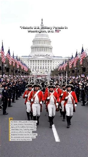 "Historic U.S. Military Parade in Washington, D.C. 🇺🇸"