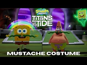 SpongeBob Titans of the Tide - Mustache Costume