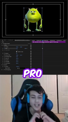 Noob VS Pro :bounce effect in Premiere Pro