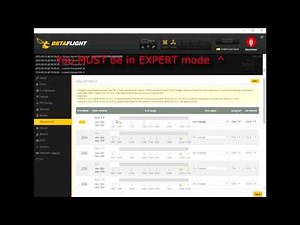 Betaflight 3.0 rate profiles on a switch