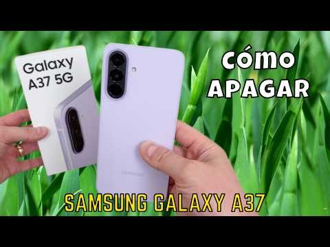 Cómo apagar Samsung Galaxy A37 (2 formas)
