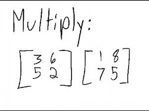 Matrix Multiplication: Multiply matrices: [2x2] times [2x2]