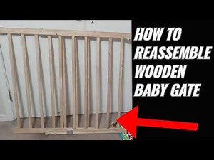 Fix Wooden Baby Gate / Reassemble