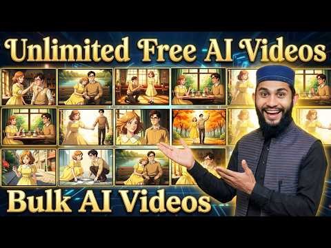 Ghibli ai Unlimited free videos with free tools / How to create ai freel videos in bulk