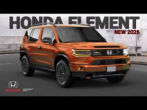 New look for the 2026 Honda Element, modern style with a futuristic touch? REDESIGN