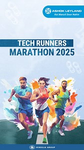The 10th edition of the Tech Runners Marathon at Ashok Leyland Technical Centre saw a high spirited team coming together to run, move and celebrate fitness. The energy continued with Zumba and cool-down dance sessions, joined by our CTO and senior leaders, reinforcing our commitment to wellness and teamwork. #AshokLeyland #KoiManzilDoorNahin #AshokLeylandIndia #AshokLeylandOfficial | Ashok Leyland