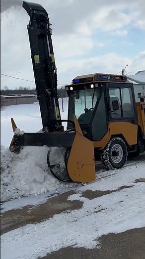 Take snow clearing to the next level with the Trackless Ribbon Snowblower!