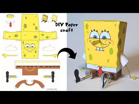 SpongeBob SquarePants | DIY 3D Easy Paper craft