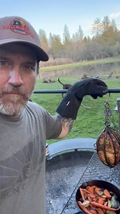 Recent cook on the @barebonesliving Cowboy Fire Pit Grill using a @firemadeuk Chicken Basket. | Chuck Ragan (Official)