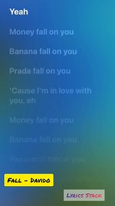 72K views · 2.5K reactions | Fall - Davido- I don't own this song, no copyright infringement intended! I don't own anything from the song, all copyrights belong to the owners themselves. #fridaynight #fridayfun #halloweencontest #fridaynights #fridayevent | Lyrics Stack | Facebook