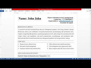 CV Writing Made Easy for Beginners