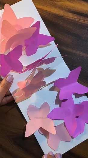 Butterfly diy card idea✨🦋 #butterfly #butterflycard #cardcreations #shorts #diycrafts #diy