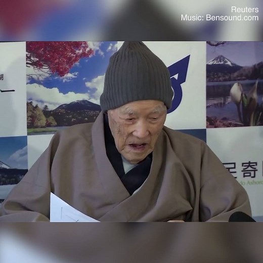 The oldest living man in the world shares his longevity secrets... and you're going to like them 😍 | Daily Mail Video