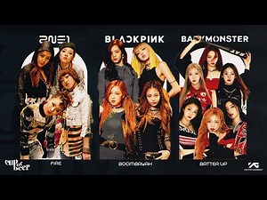 THE DEBUT: Fire x Boombayah x Batter Up - 2NE1, BLACKPINK & BABYMONSTER (MASHUP)