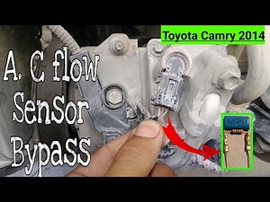 Toyota camry ac compressor flow sensor bypass and explained