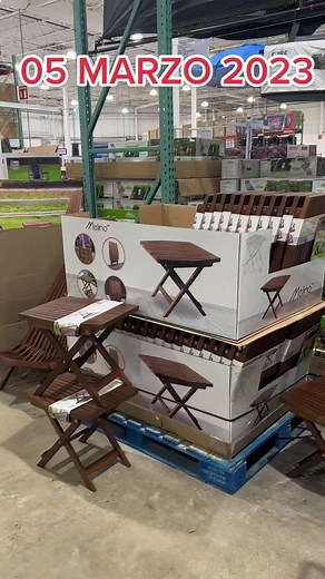 Mesa de madera Acacia en Costco: ¡Práctica y bonita!