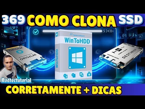 369 | 📢 Aprenda a CLONAR SSD ou HD usando o WinToHDD! 🚀** Passo a Passo atualizado @rodtectutorial