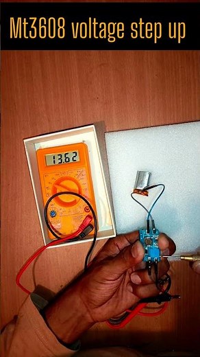 MT3608 DC-DC Step-Up Voltage Booster Module Power Up Your Projects #diy #arduino #shorts #dc #howto
