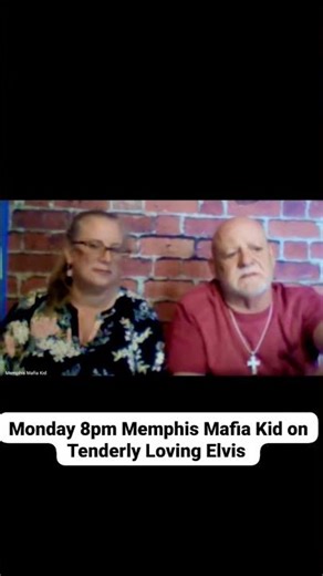 Memphis Mafia Kid on Tenderly Loving Elvis. Monday night at 8pm Eastern time. #elvispresley