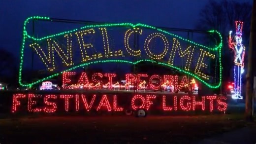 Festival of Lights continues in East Peoria after Christmas