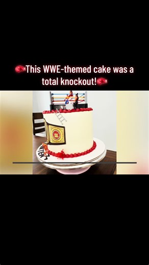 Just finished up this custom WWE-themed cake and it was a total knockout! From the bold details to the championship vibes, this one was made for a true wrestling fan. 🏆 #wwe #wrestling #ufc #wrestlemania #cake