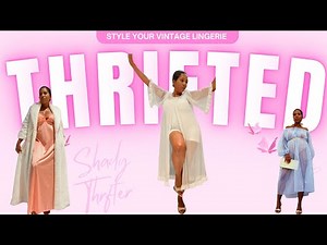 Barely There Fall 2025 Fashion Trend|Lace & Lingerie Styled with Thrifted Vintage Pieces