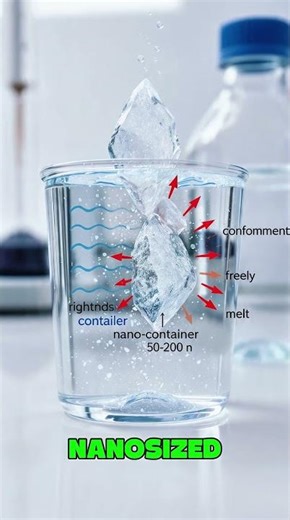 Why Supercooled Water Won't Freeze? Insane Physics Trick! #physics #viral
