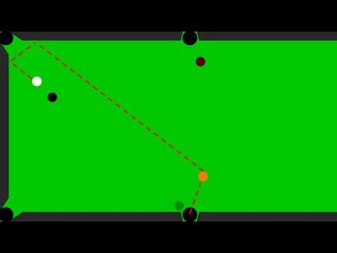 AI learns to play pool
