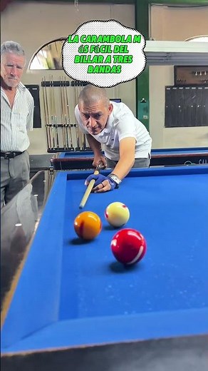 La carambola más fácil de billar a 3 bandas con efecto cero