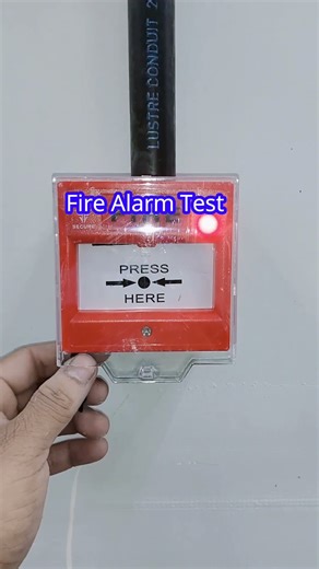 little bell pulls the fire alarm 🔥🔥🔥 #fire #firetime #firealarms #electronic