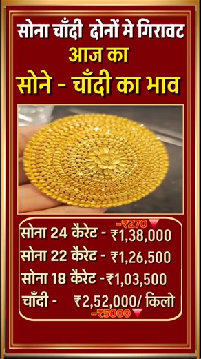 Today Gold Price Today Gold Silver Price #gold #goldprice #silver #silverprice #goldjewellery