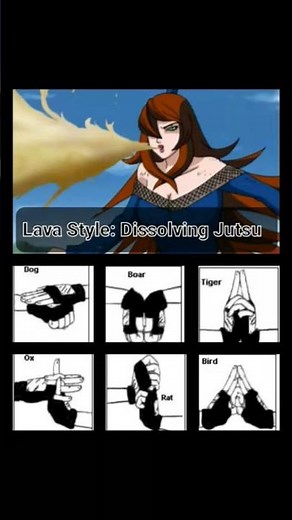 leave style: desolving jutsu hand sign