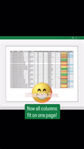 375K views · 3.3K reactions | #excelpageprint #Excel #MsExcel #excelpagelayout #excelformula #exceltips #OfficeSkills #officeskillszone #officereels #educationalreels | Office Skills Zone | Facebook