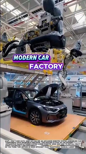 Advanced Car Assembly Automation – Robotic Precision in Modern Manufacturing.