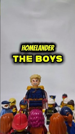 Unboxing Minifigure Lego Homelander Series The Boys #lego #brick #homelander