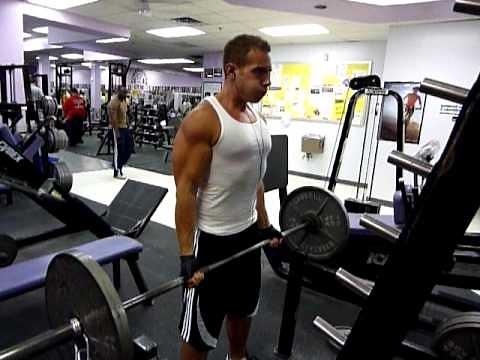 Standing Barbell Curl 135 x 3