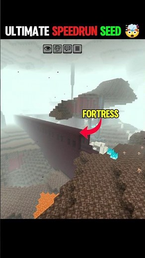 Best Seed For Speedrun 🤯 #minecraft