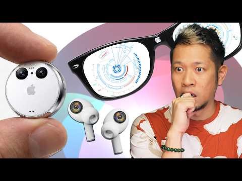 Apple's Working On 3 New Wearables - Smart Glasses, AirPods w/ Cameras & An AI Pin!