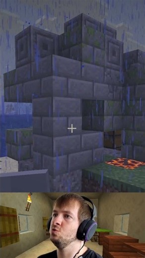 I found an ocean ruin in Minecraft on the surface