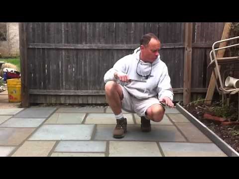 How to point a flagstone patio