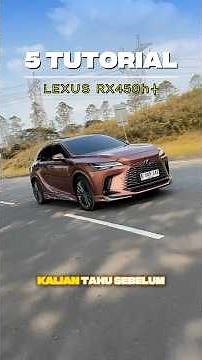 Lexus RX 450h+ Driving Tutorial #LexusRX #carmudi