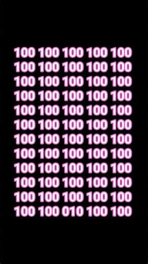 Find the number 010 in 100 #maths #puzzle #mathematics #education #dimagi #gk #shorts