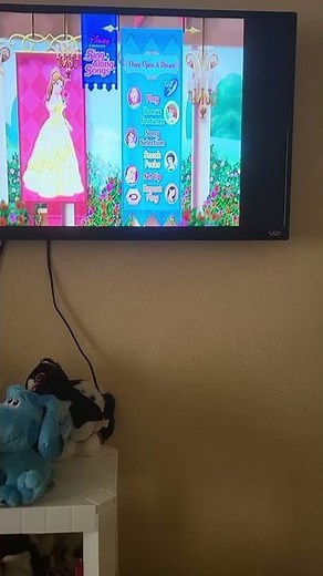 Disney sing along songs volume 1 once upon dream 2003-2006 main menu