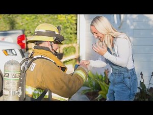 California Firefighter Fakes Blaze at His House to Propose