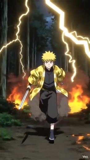 Zenitsu Thunder Breathing First Form ⚡️ Full-Speed Lightning Combo #shortsfeed #shortvideo #shorts