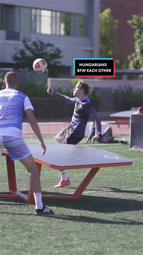 Hungarians between each other 🇭🇺🪄 #Teqball #WorldIsCurved #Teq #USA #LosAngeles