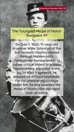 Youngest Medal of Honor Recipient 🇺🇸 #shorts