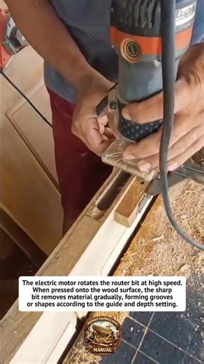 Power Router Cuts Perfect Grooves in Seconds #Woodworking #RouterTool #DIYPro